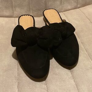 LOFT Black Bow Flats